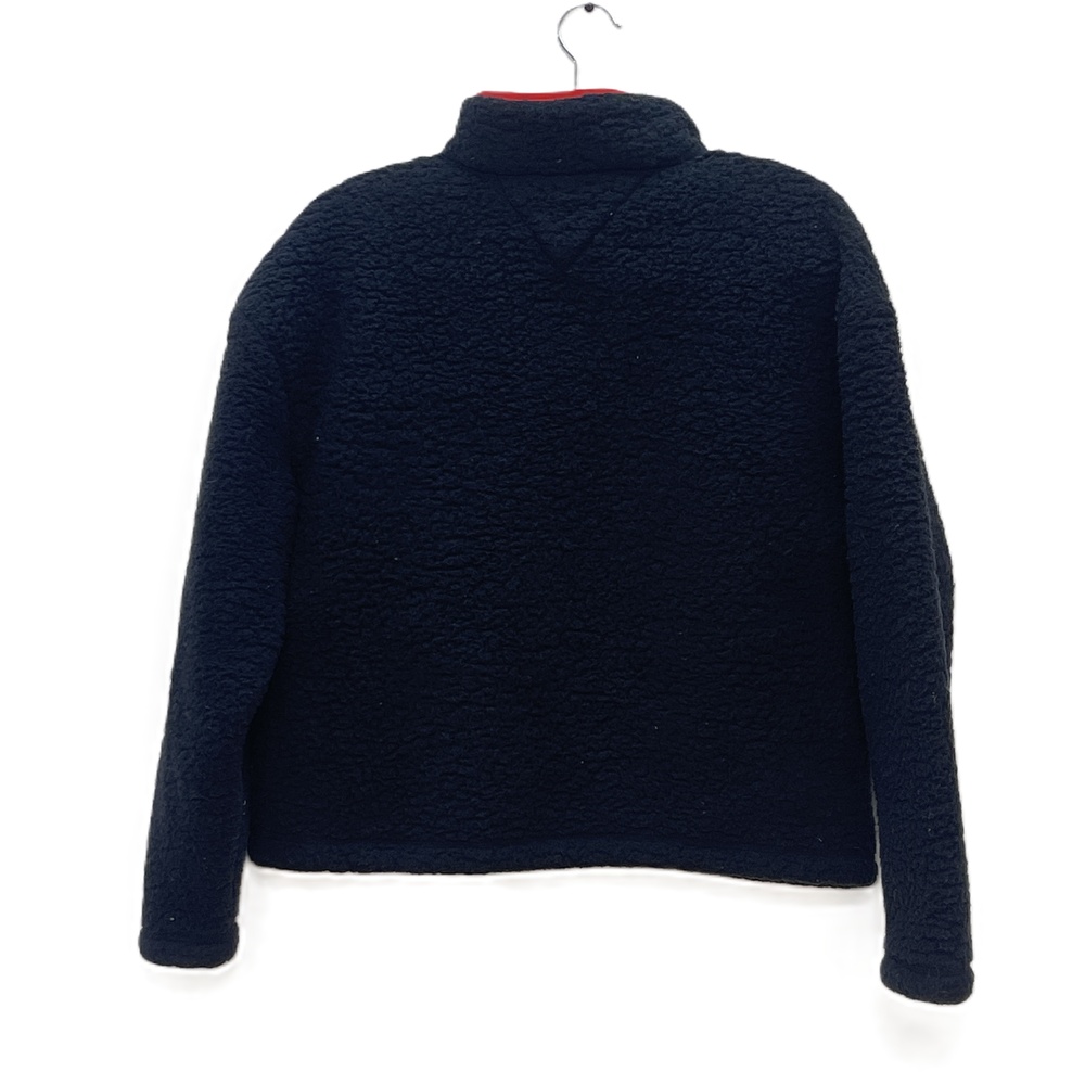 Tommy Jeans Blue Sherpa Pullover With Pocket - Picture 5 of 7